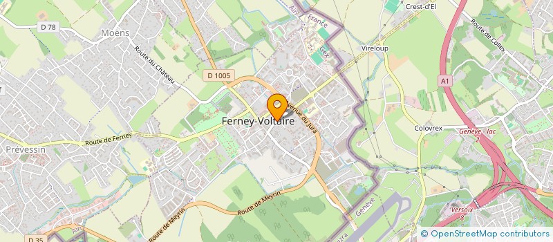 localisation de l'entreprise SYNDICAT DE COPROPRIETAIRES à FERNEY-VOLTAIRE