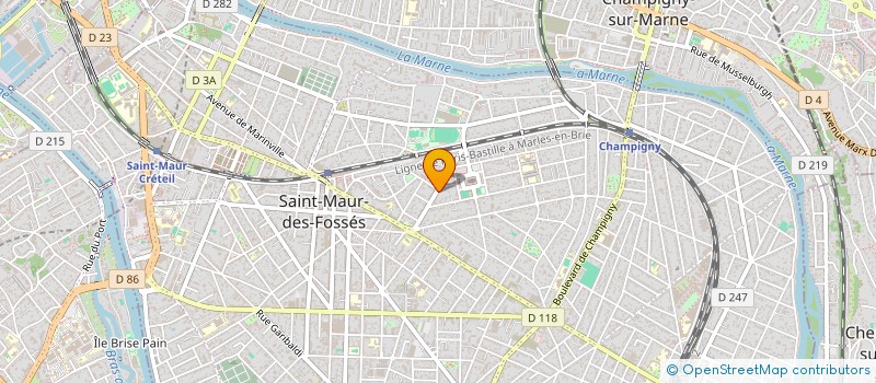 localisation de l'entreprise SYNDICAT DE COPROPRIETAIRES à SAINT-MAUR-DES-FOSSES