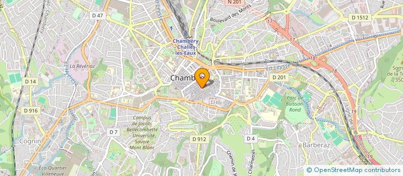 localisation de l'entreprise SYNDICAT DE COPROPRIETAIRES  CHAMBERY