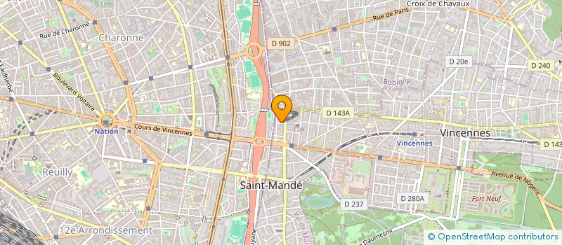 localisation de l'entreprise SYNDICAT DE COPROPRIETAIRES à SAINT-MANDE