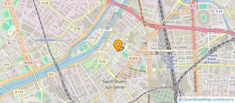 localisation de l'entreprise SYNDICAT DE COPROPRIETAIRES à SAINT-OUEN-SUR-SEINE