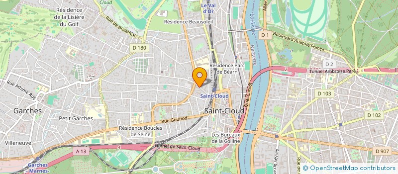 localisation de l'entreprise SYNDICAT DE COPROPRIETAIRES à SAINT-CLOUD