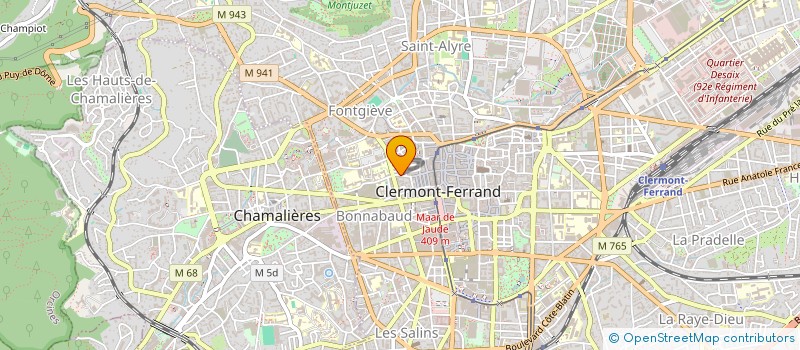localisation de l'entreprise SYNDICAT DE COPROPRIETAIRES  CLERMONT-FERRAND