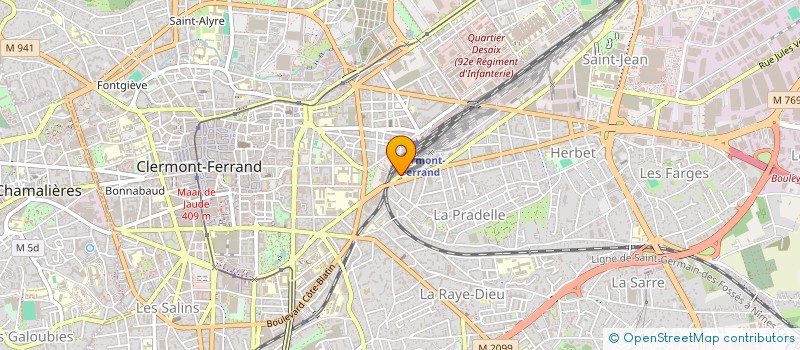 localisation de l'entreprise SYNDICAT DE COPROPRIETAIRES  CLERMONT-FERRAND