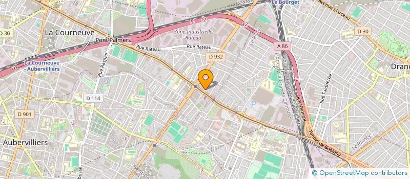 localisation de l'entreprise SYNDICAT DE COPROPRIETAIRES à LA COURNEUVE