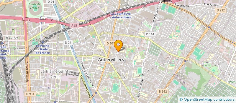 localisation de l'entreprise SYNDICAT DE COPROPRIETAIRES  AUBERVILLIERS