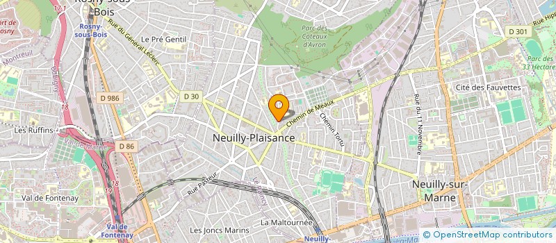 localisation de l'entreprise SYNDICAT DE COPROPRIETAIRES  NEUILLY-PLAISANCE