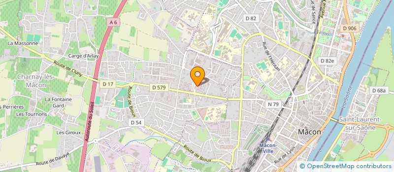 localisation de l'entreprise SYNDICAT DE COPROPRIETAIRES  CHARNAY-LES-MACON