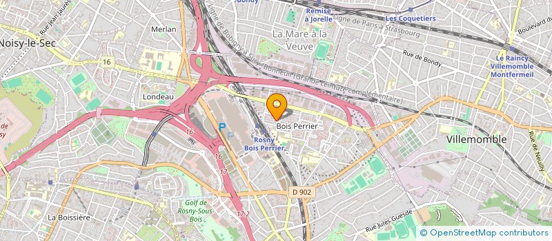 localisation de l'entreprise SYNDICAT DE COPROPRIETAIRES à ROSNY-SOUS-BOIS