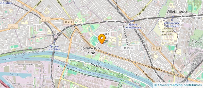 localisation de l'entreprise SYNDICAT DE COPROPRIETAIRES à EPINAY SUR SEINE