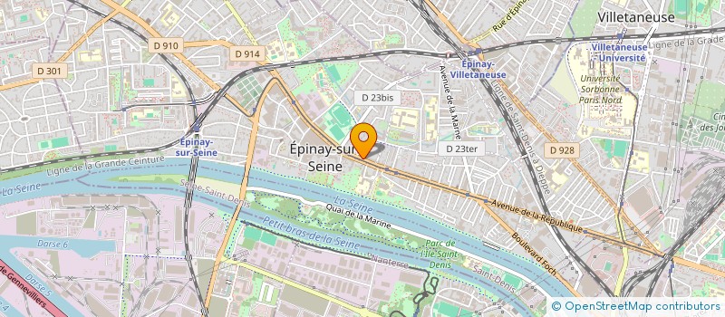 localisation de l'entreprise SYNDICAT DE COPROPRIETAIRES à EPINAY-SUR-SEINE