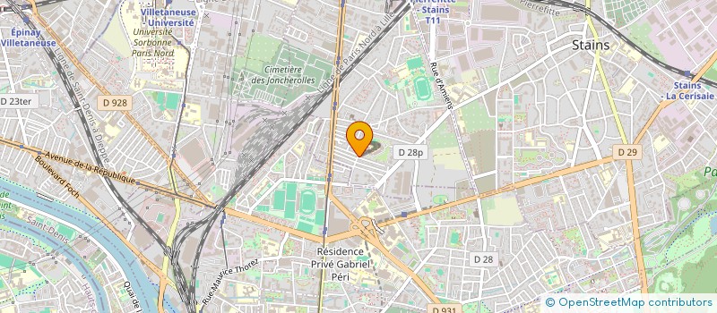 localisation de l'entreprise SYNDICAT DE COPROPRIETAIRES à PIERREFITTE-SUR-SEINE
