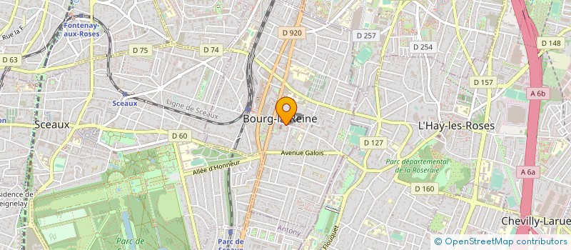 localisation de l'entreprise SYNDICAT DE COPROPRIETAIRES à BOURG-LA-REINE