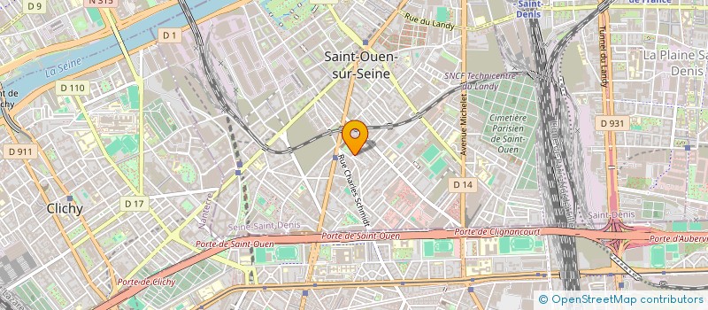 localisation de l'entreprise SYNDICAT DE COPROPRIETAIRES à SAINT-OUEN-SUR-SEINE
