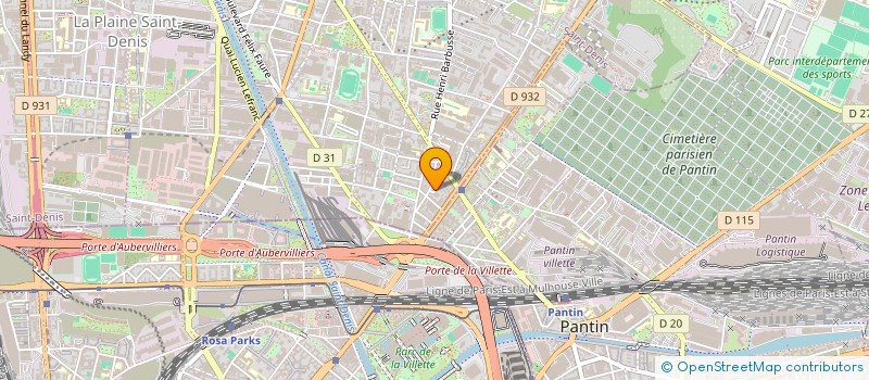 localisation de l'entreprise SYNDICAT DE COPROPRIETAIRES  AUBERVILLIERS