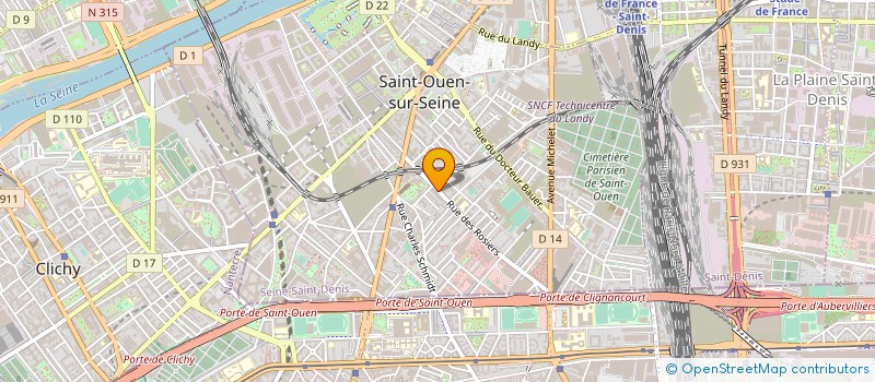 localisation de l'entreprise SYNDICAT DE COPROPRIETAIRES à SAINT-OUEN-SUR-SEINE