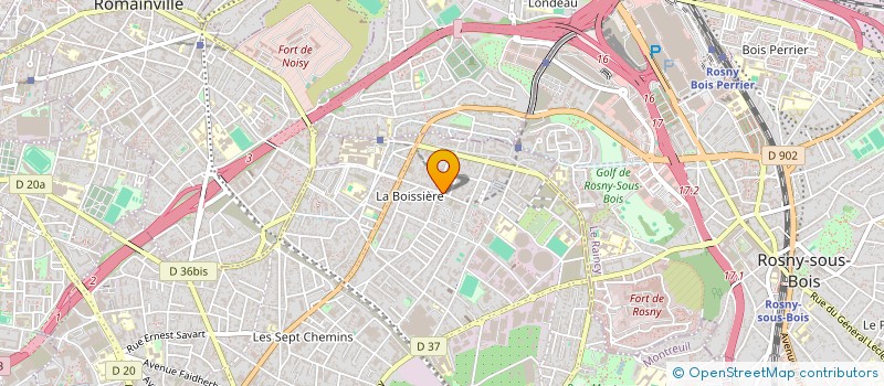 localisation de l'entreprise SYNDICAT DE COPROPRIETAIRES  MONTREUIL