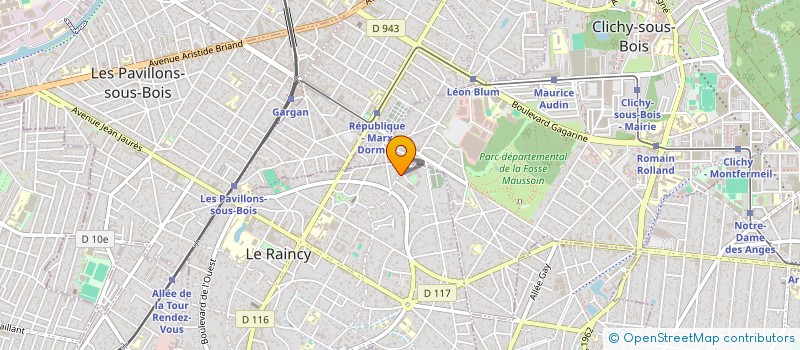 localisation de l'entreprise SYNDICAT DE COPROPRIETAIRES  LE RAINCY