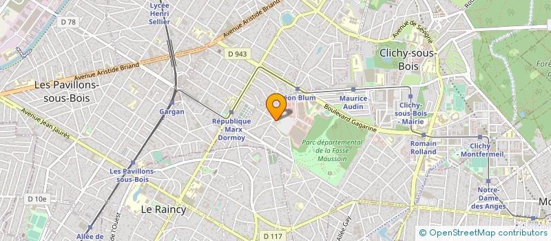 localisation de l'entreprise SYNDICAT DE COPROPRIETAIRES à CLICHY-SOUS-BOIS