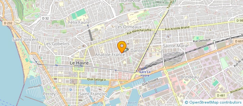 localisation de l'entreprise SYNDICAT DE COPROPRIETAIRES A FRANCE à LE HAVRE