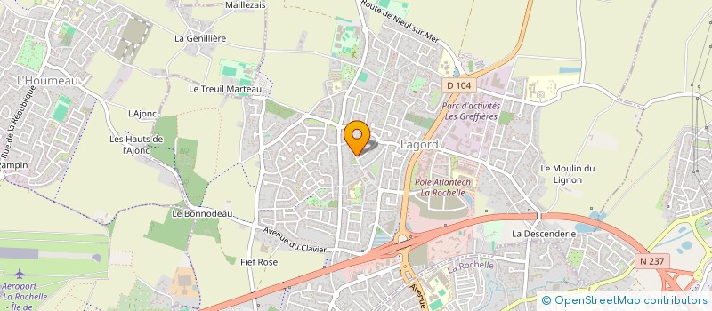 localisation de l'entreprise SYNDICAT DE COPROPRIETAIRES ALCYONE  LAGORD