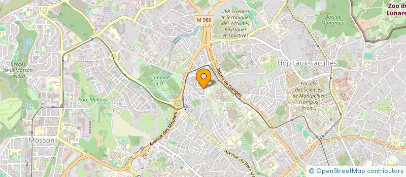 localisation de l'entreprise SYNDICAT DE COPROPRIETAIRES CALLEY à MONTPELLIER