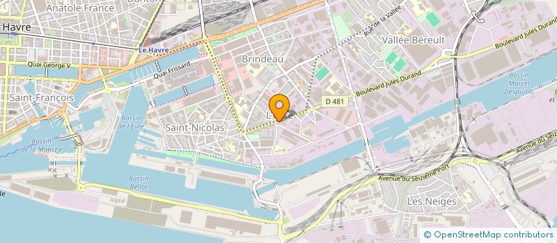 localisation de l'entreprise SYNDICAT DE COPROPRIETAIRES CHANZY à LE HAVRE