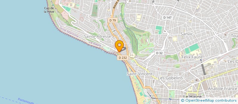 localisation de l'entreprise SYNDICAT DE COPROPRIETAIRES CLAUDE MONET  SAINTE-ADRESSE