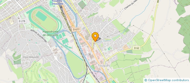 localisation de l'entreprise SYNDICAT DE COPROPRIETAIRES CONQUERANT 1  TOUQUES