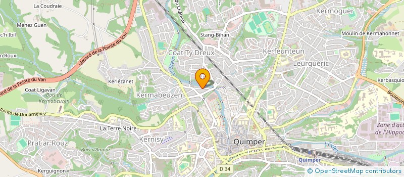 localisation de l'entreprise SYNDICAT DE COPROPRIETAIRES COSQUER  QUIMPER