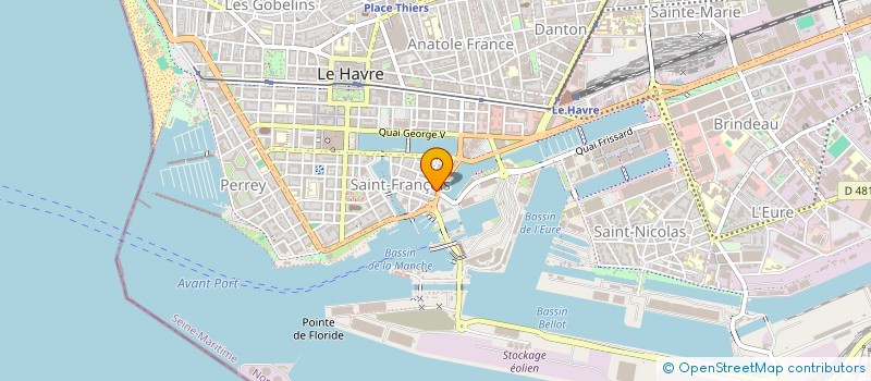 localisation de l'entreprise SYNDICAT DE COPROPRIETAIRES DAUPHINE à LE HAVRE