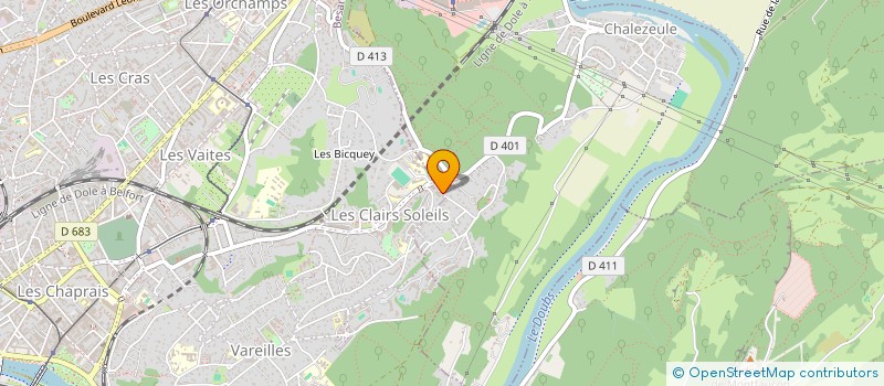 localisation de l'entreprise SYNDICAT DE COPROPRIETAIRES DE L'IMMEUBLE VILLA BELVEDERE à BESANCON