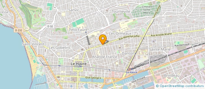 localisation de l'entreprise SYNDICAT DE COPROPRIETAIRES DECAEN à LE HAVRE