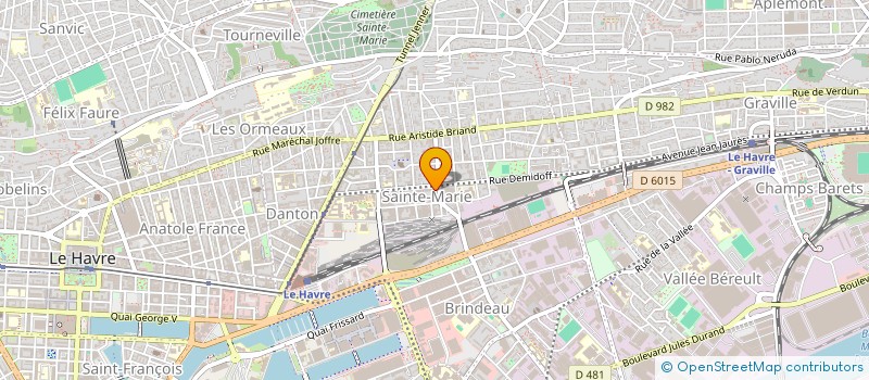 localisation de l'entreprise SYNDICAT DE COPROPRIETAIRES DEMIDOFF à LE HAVRE