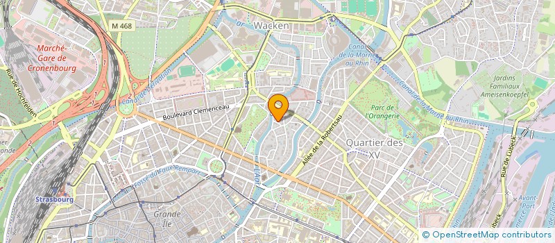 localisation de l'entreprise SYNDICAT DE COPROPRIETAIRES DU 5 RUE SABINE à STRASBOURG