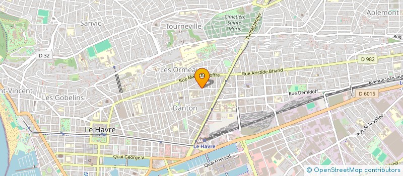 localisation de l'entreprise SYNDICAT DE COPROPRIETAIRES FONTENOY à LE HAVRE