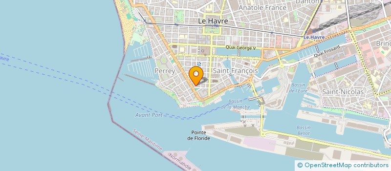 localisation de l'entreprise SYNDICAT DE COPROPRIETAIRES ILOT N24 à LE HAVRE