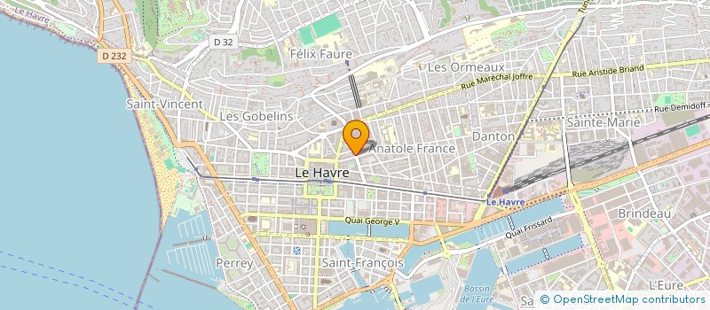 localisation de l'entreprise SYNDICAT DE COPROPRIETAIRES ILOT S82 EST à LE HAVRE