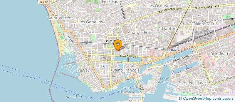 localisation de l'entreprise SYNDICAT DE COPROPRIETAIRES ILOT V 36 à LE HAVRE