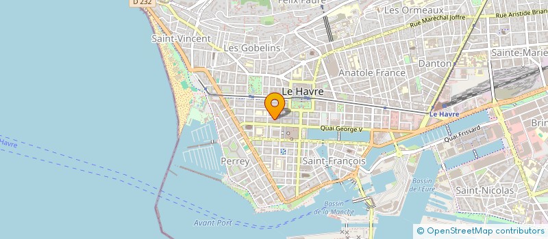 localisation de l'entreprise SYNDICAT DE COPROPRIETAIRES ILOT V 43 à LE HAVRE