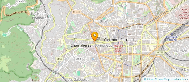 localisation de l'entreprise SYNDICAT DE COPROPRIETAIRES IMMEUBLE 45 AV FRANKLIN ROOSEVELT  CLERMONT-FERRAND