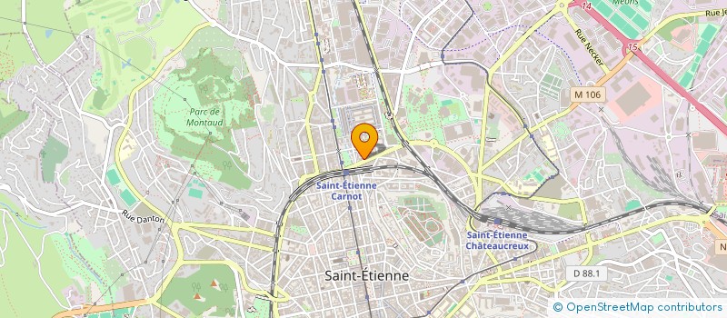 localisation de l'entreprise SYNDICAT DE COPROPRIETAIRES JANIN  SAINT-ETIENNE