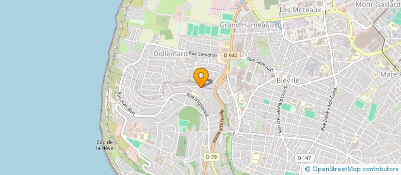 localisation de l'entreprise SYNDICAT DE COPROPRIETAIRES L'AMIRAUTE  SAINTE-ADRESSE