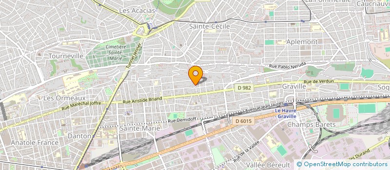 localisation de l'entreprise SYNDICAT DE COPROPRIETAIRES LE CRILLON à LE HAVRE