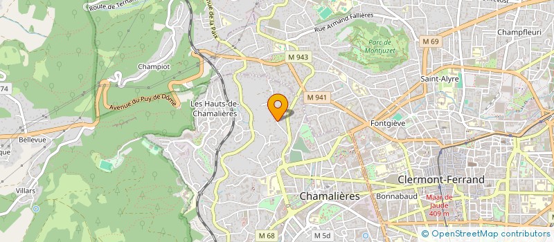 localisation de l'entreprise SYNDICAT DE COPROPRIETAIRES LE DAUPHIN  CHAMALIERES