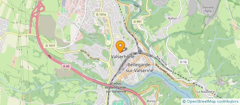 localisation de l'entreprise SYNDICAT DE COPROPRIETAIRES LE FLORIMONT à VALSERHONE