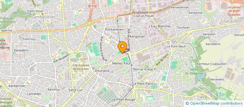 localisation de l'entreprise SYNDICAT DE COPROPRIETAIRES LE MERIDIEN à BREST