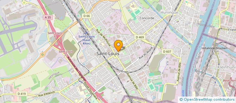 localisation de l'entreprise SYNDICAT DE COPROPRIETAIRES LE REFLET  SAINT-LOUIS