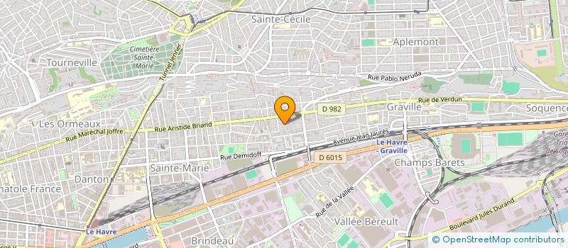 localisation de l'entreprise SYNDICAT DE COPROPRIETAIRES LE RIVOLI à LE HAVRE