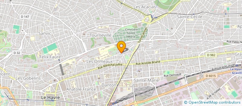 localisation de l'entreprise SYNDICAT DE COPROPRIETAIRES LE RONSARD à LE HAVRE